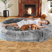 XXXL-Large Human Dog Bed Orthopedic Human Size Dog Bed Removable Washable Cover 
