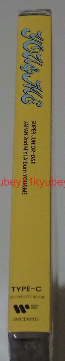 New SUPER JUNIOR D&E YOU&ME Limited Edition Type C CD+Photobook+
