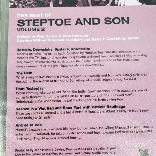 The Best of Steptoe and Son VHS Video Bundle: Volumes 1 & 2 1996 Classic Comedy - Picture 4 of 10