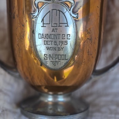 oakmont golf SILVERCREST  trophy PGA 1915 (FIRST PGA TOURNEY)