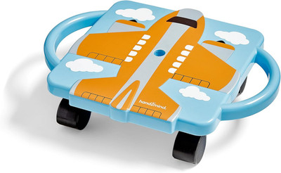 Orange Plane Glider Scooter Board, Floor Scooter Board, Gross Motor Toys, Kids E