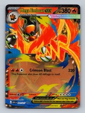 Mega Emboar ex #031/217 Holo Rare ME: Ascended Heroes Pokemon NM