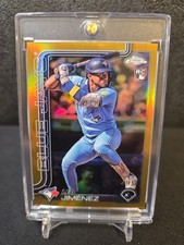 2025 Topps Chrome - Leo Jimenez #276 Gold Refractor /50 (RC)