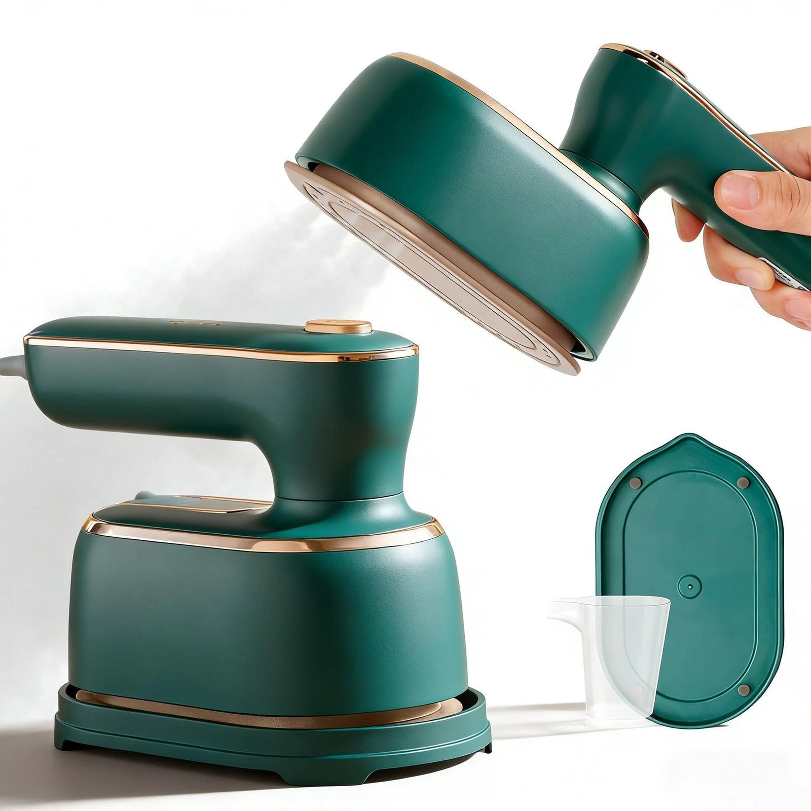 Travel Steamer for Clothes -1000W Small Steam Irons Foldable for Wrinkle Remo...