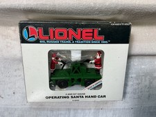 Lionel, 6-18403 Santa Operating Hand Car. Runs great 