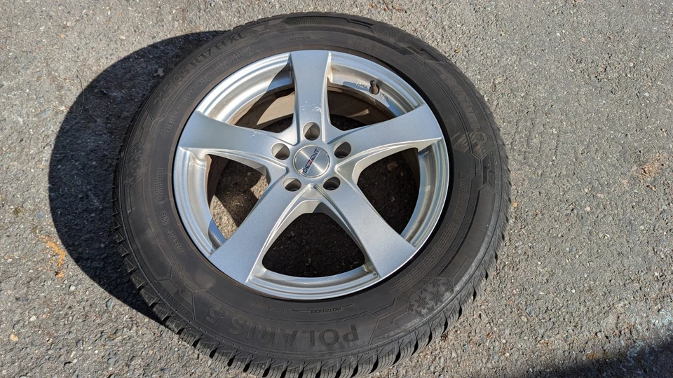 4 Räder Dezent KBA 47783 215/65R17 103 H XL Winterkomplettradsatz Polaris 5 - Bild 2 von 4