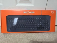 Surf Onn Wired USB Keyboard 104 Keys - Black