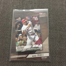 2019 Topps #TN-8 Mike Trout 2018 Topps Now Review