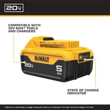 20V MAX 5 AH LITHIUM ION BATTERY 2-PACK DCB205-2 DEWALT