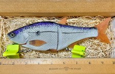 Authentic Hinkle Shad Swimbait / Glide Bait — “Custom Painted” (Brand New)