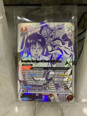 Union Arena Shinji Pseudo DMS Phase Evangelion Rare Battle Top 3 Promo (Sealed)