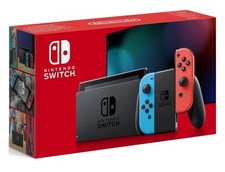 Nintendo Switch Games Console Neon Red Blue Improved Battery HAC-001-01