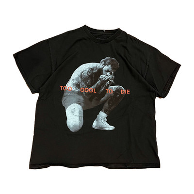Post Malone Too Cool to Die Grey Unisex XL T-Shirt 2024 Austin Album Merch
