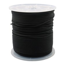1/8 Inch Nylon Rope 600 Foot Spool 100 Nylon Solid Braid Rope Spool Black
