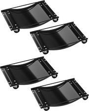 Gravee Car Dolly Set Of 4 10000lbs Vehicle Dollies With 3.5in Swivel Casters