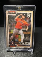 2026 Topps Series 1 Hunter Brown Heavy Lumber Case Hit #’d /25 - SP Wood #264