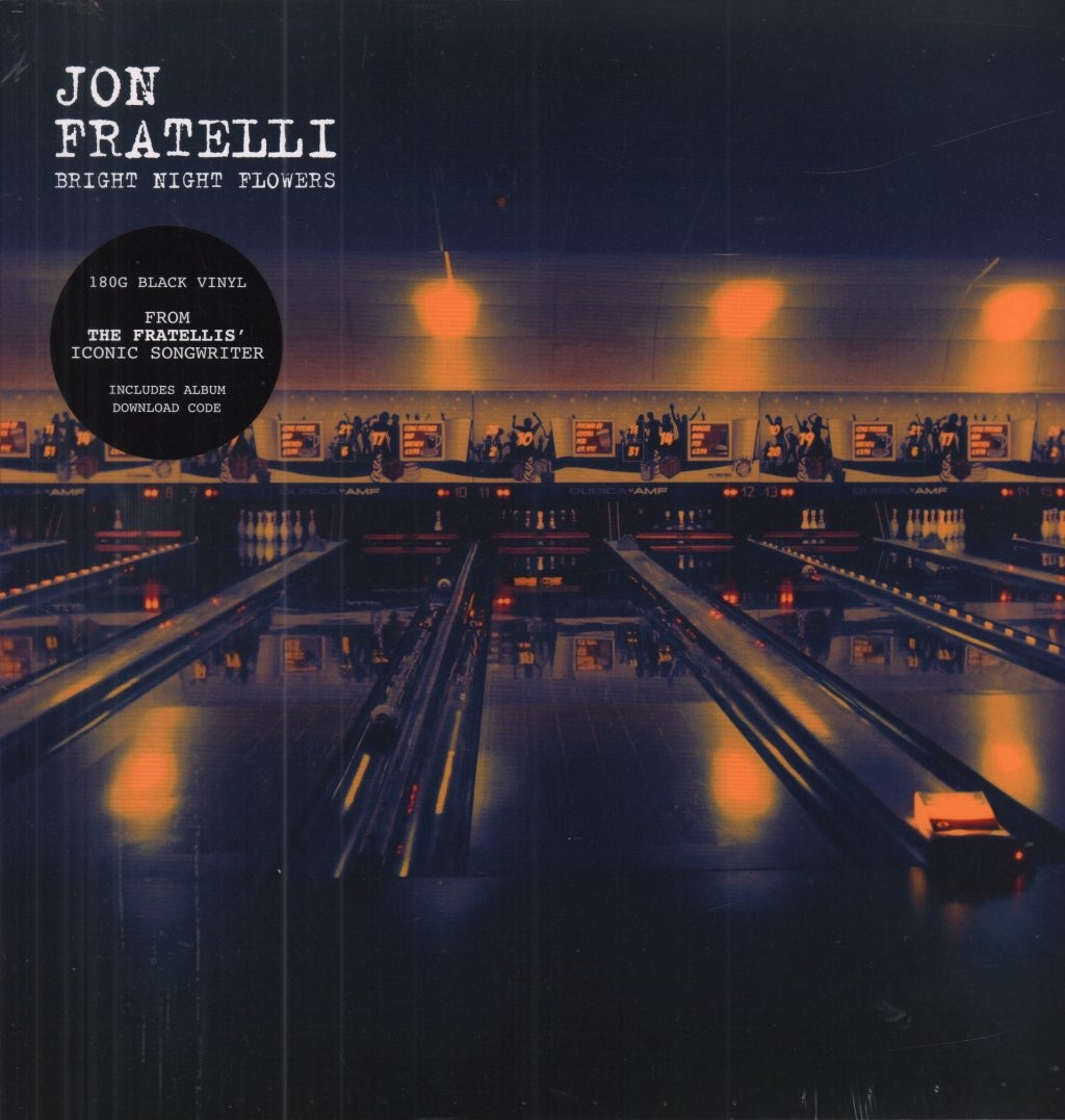 Jon Fratelli Bright Night Flowers LP vinyl UK Cooking Vinyl 2019 180g vinyl lp