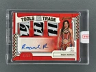 RAQUEL RODRIGUEZ 2023 MEMORABILIA TOOLS OF THE TRADE PATCH WORN GOLD AUTO 01/10