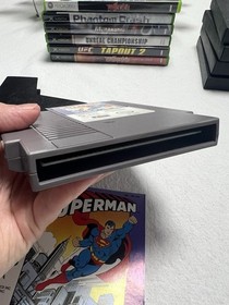 NES Superman, 1988, Tested, Authentic, Original Owner, Cartridge/Manual/Sleeve