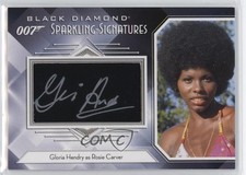 2025 Upper Deck James Bond Black Diamond as Rosie Carver Gloria Hendry Auto 6o2