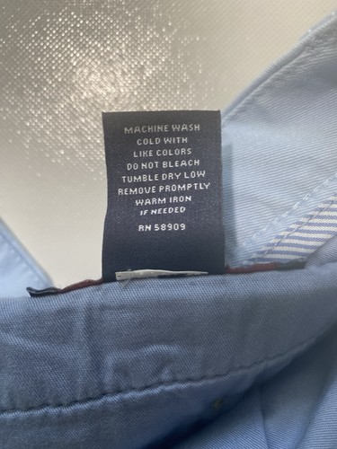 NEW Size 50 Big Mens Roundtree & Yorke Casuals Chino Flat Shorts 9"I Cash Blue - Picture 11 of 14