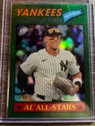 2026 Topps Heritage Aaron Judge Chrome Refractor Green #'d /99 Yankees #10
