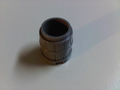 4 Stck. Lego Dark Bluish Gray Container, Barrel 2 x 2 x 2 2489
