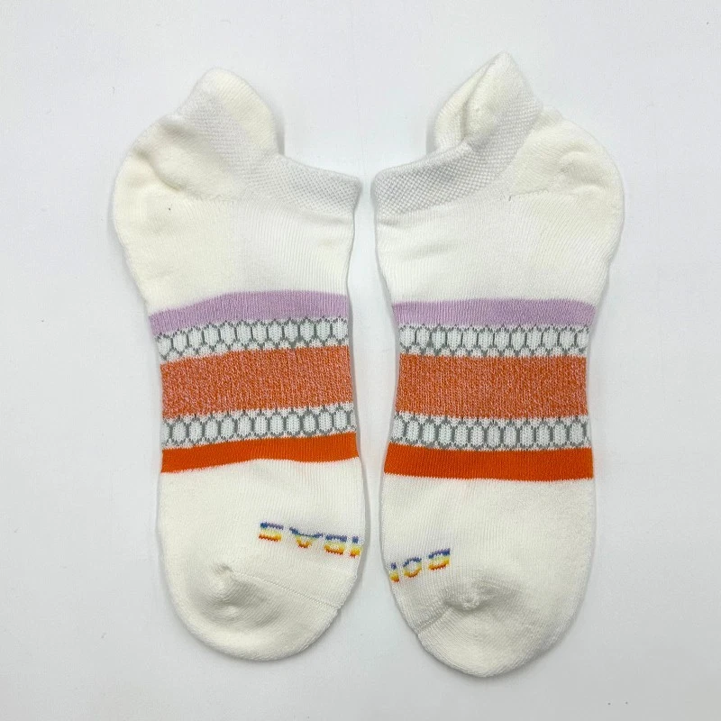 4 pares de calcetines tobilleros a rayas acolchadas para mujer talla diaria mediana 8-10,5 BOMBAS Foto 2 de 3