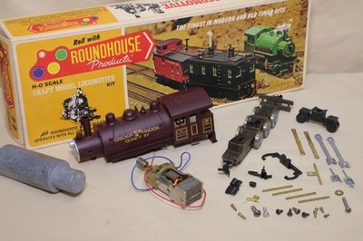 Roundhouse Products HO #423 C.B.&Q. 0-6-0 Tank Locomotive Kit (Complete)