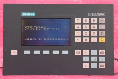 Siemens Sinumerik / 6FC5203-0AB00-0AA0 / Bedientafelfront OP030 / Version: F
