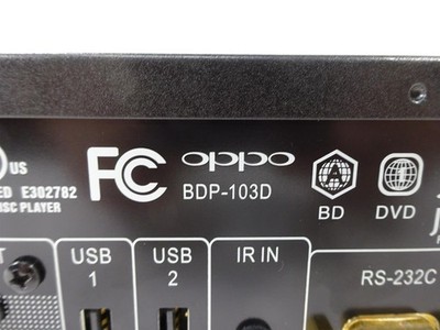 OPPO BDP-103D Darbee Edition 3D Blu-ray Player for sale online | eBay