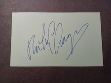 Richard Cragun (d. 2012) Signed Index Card - Ballet