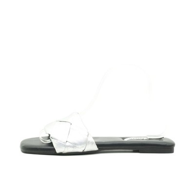 Steve Madden Damen Schuhe EU 38 Geflochtene Silber  Fashion