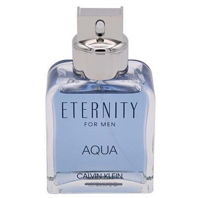 ETERNITY AQUA by Calvin Klein 3.3 / 3.4 oz EDT Cologne for Men New Tester