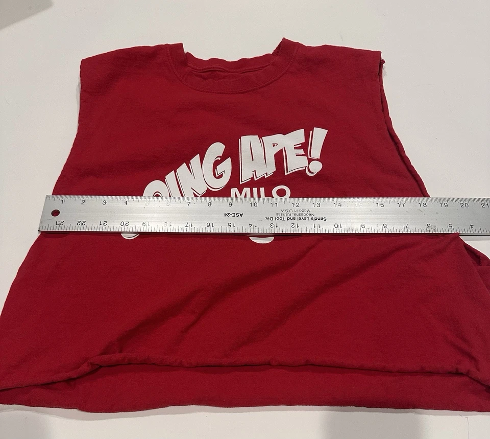 Going Ape Milo 2020 红色。  长袖方格恤衫 请参阅图片。 — 第 4/4 张图片