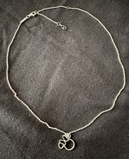 PANDORA DISNEY MINNIE MOUSE NECKLACE, STERLING SILVER, ITEM 393187C01-45, NWT