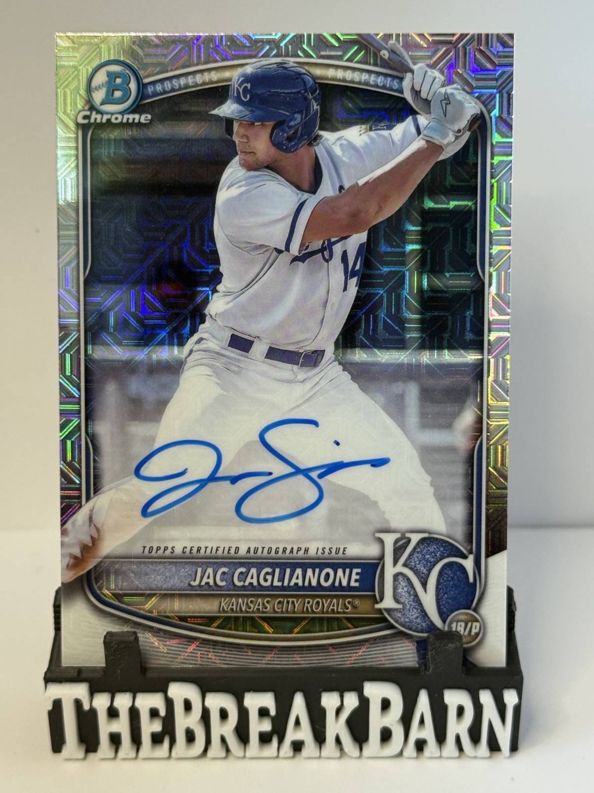 2025 Bowman Chrome Prospect MOJO MEGA BOX AUTO JAC CAGLIANONE 