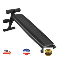 CAP Barbell Sit Up Bench   Adjustable Decline Ab Bench for Home Gym   Multi-Purp
