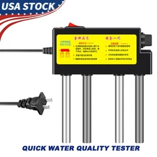 Quick Water Quality Tester Electrolyzer Measuring Tool with TDS Filter Iron Bar