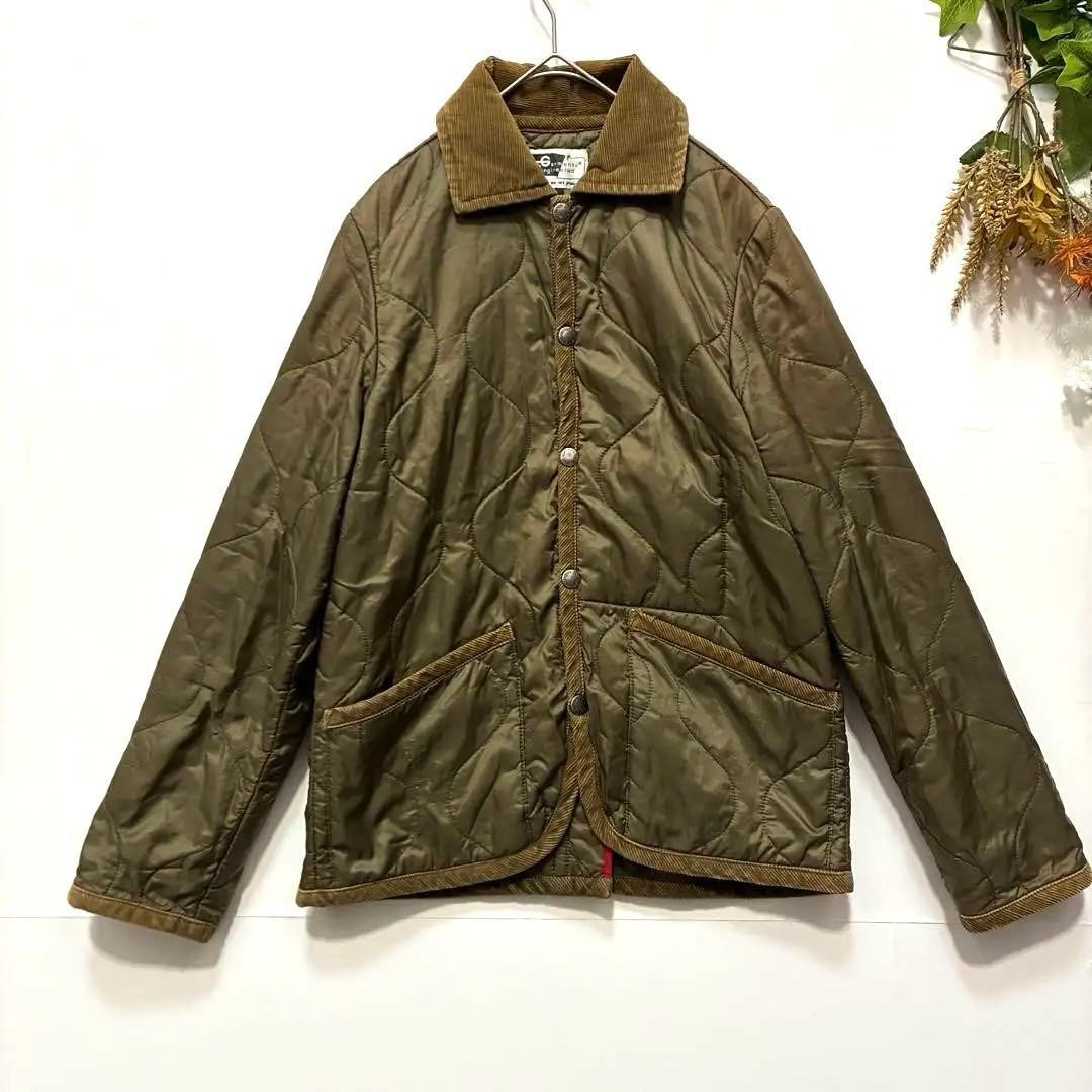 Engineered Garments Quilted Jacket Outer Khaki 1 - image 2