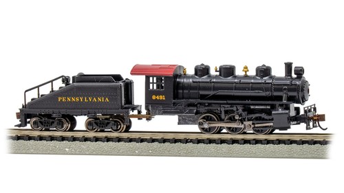 Interruptor Bachmann 50557 escala N Pennsylvania USRA 0-6-0 #8491 (CC analógico) | Condition: New