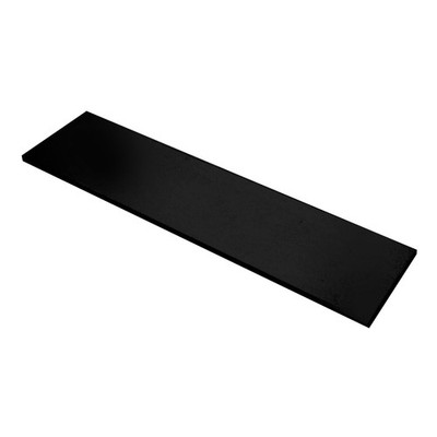 SSWBasics Laminated Black Melamine Shelf Board, 48 L x 12 W, Durable and Sleek