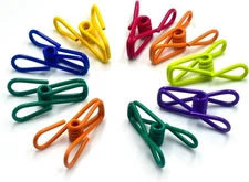 Chip Clips, Utility PVC-Coated Steel Clip for Food Package, Chips Bag, Clothes, 