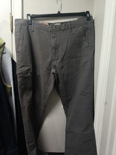 Weatherproof Vtge. Flex Utility Pants Mens Relaxed Fit Stretch 40x29 Canvas New