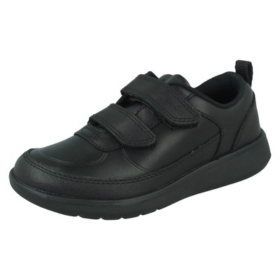 Jungen Clarks Hook & Loop Schulschuhe *Scape Flare K*
