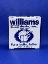 Williams Mug Shaving Soap 1.75 oz New In Box For a Lasting Lather