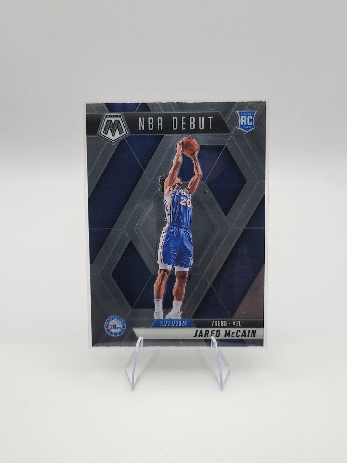 Jared McCain NBA Debut 2024-25 Panini Mosaic #263 RC