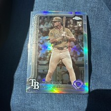 2025 Topps Chrome - Kameron Misner #130 Sepia Refractor (RC) Tampa Bay Rays