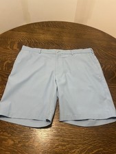 Peter Millar Salem Shorts Mens 40 Light Blue Performance Golf Casual ME0EB82