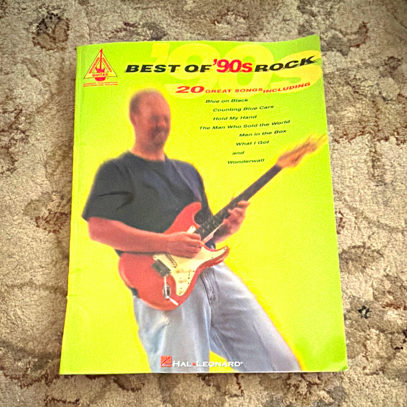 Hal Leonard Best of '90s Rock Guitar Songbook Beginner (Solo) HL00690317